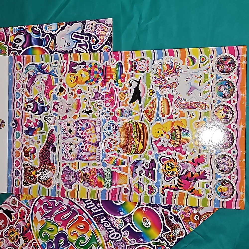 Lisa frank sticker book's 600 each total of 3 books...1800 stickers Brand New - Picture 4 of 12